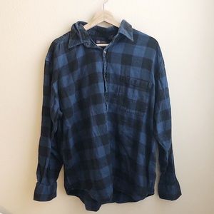 Blue & Black Flannel